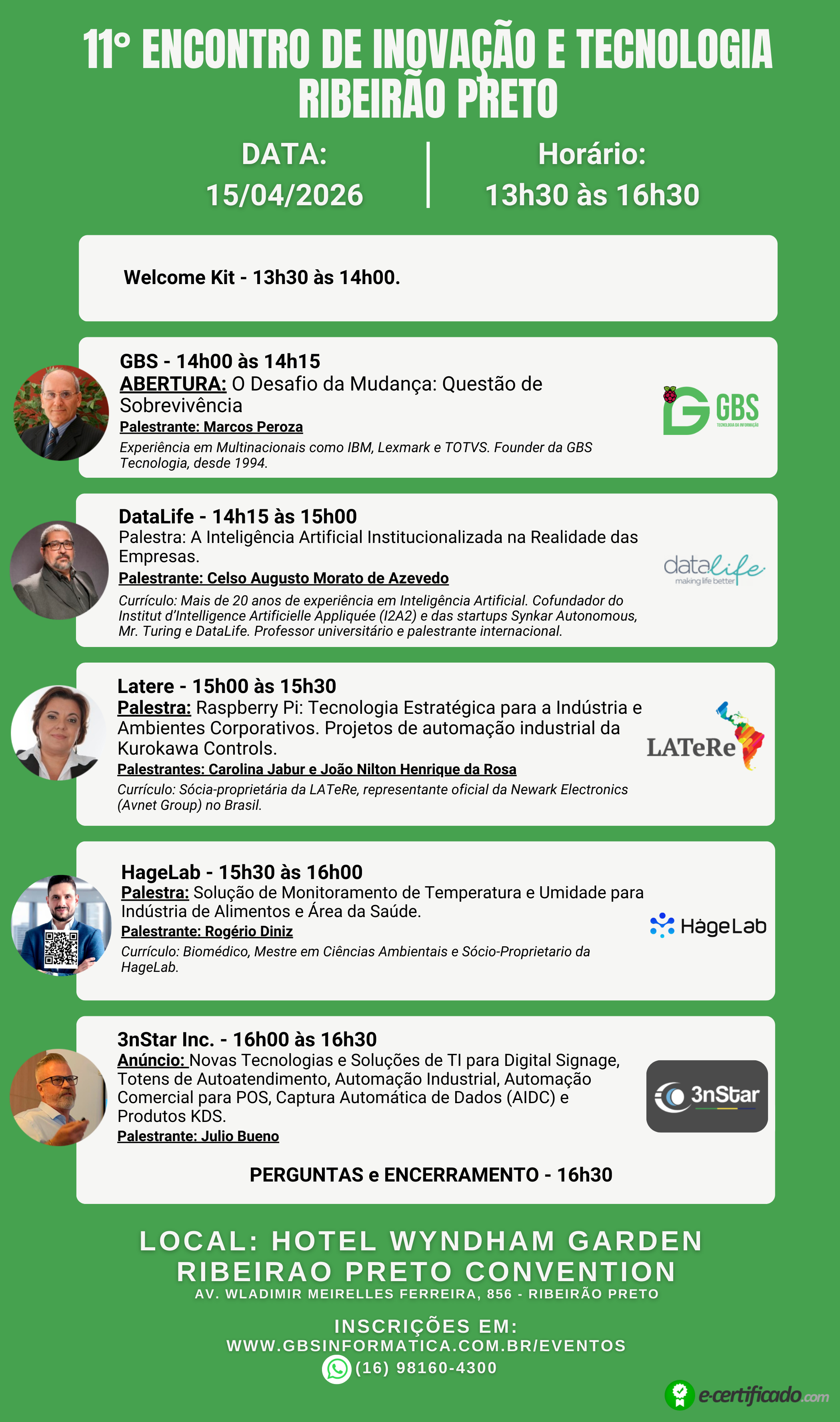 Convite do Evento