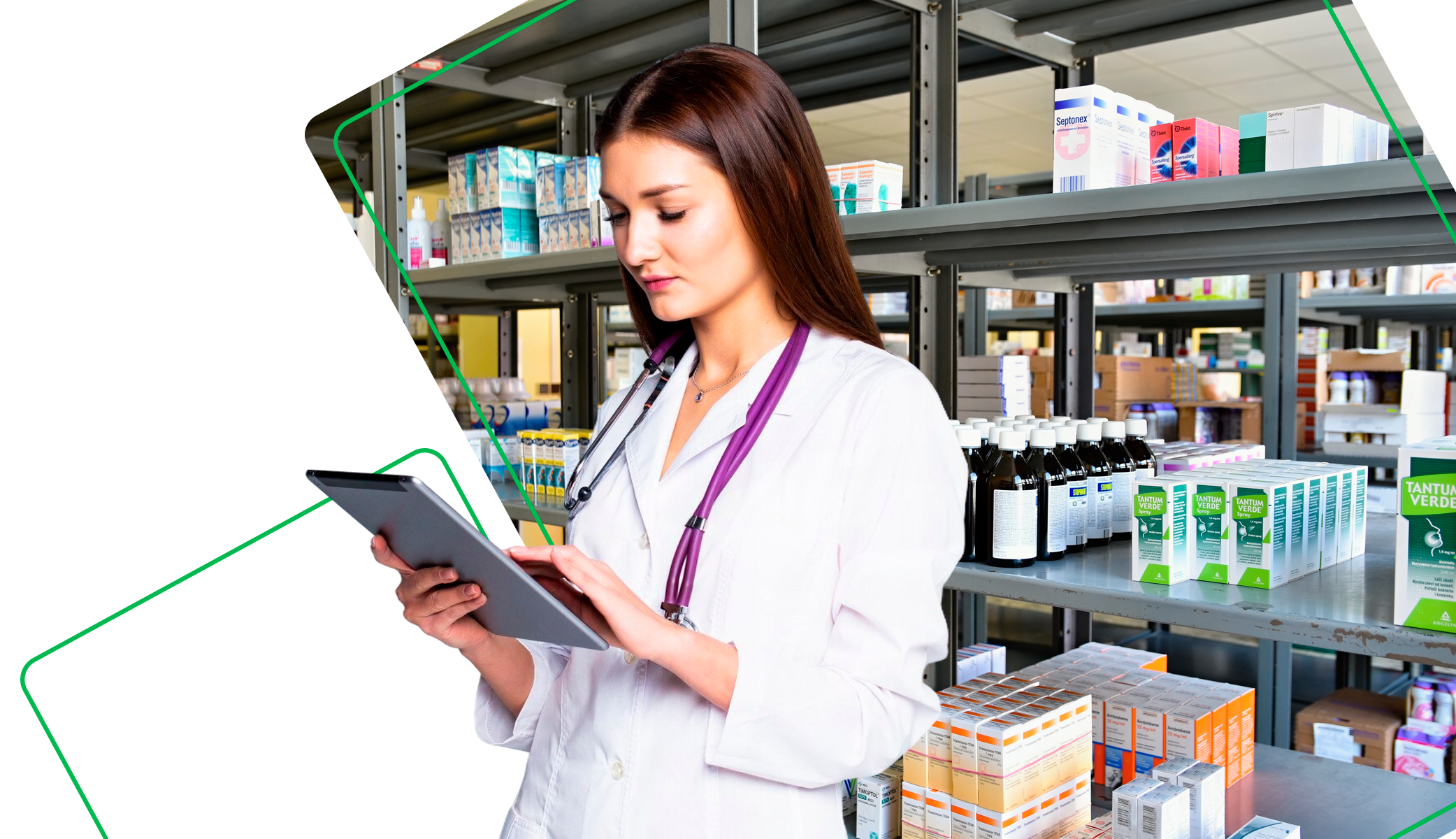 Profissional monitorando temperatura e umidade em tempo real